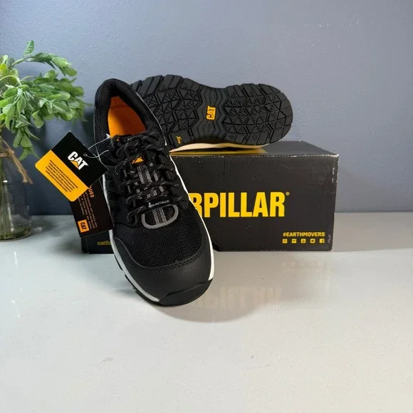 CAT Streamline 2.0 Womens Black Comp Toe Work Shoes Athletic Sneakers Size‎ 5 - Picture 6 of 7